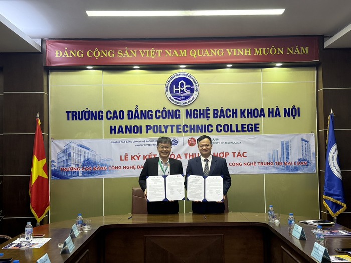 中信科大與越南Trường Cao Đẳng Bách Khoa Hà Nội 簽訂姐妹校合作圖片